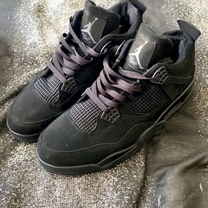 Jordan 4 “Black cat” size 12.5 barley worn no box
